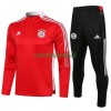 FC Bayern Munich Ensemble Sweat d'Entraînement Quarter-Zip 22-23 Rouge Pour Enfant